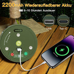 Guirlande lumineuse de camping USB Ollny blanc chaud et multicolore