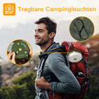 Guirlande lumineuse de camping USB Ollny blanc chaud et multicolore