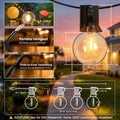 Catena luminosa a LED Ollny G40 per esterni, per giardino, balcone, feste e terrazza (bianco caldo, 3 modalità, 4 timer, impermeabile IP45)