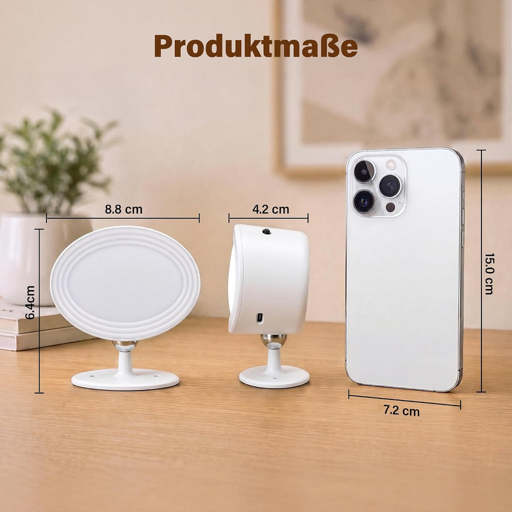 Ollny 2 Stück LED-Wandleuchte für Schlafzimmer, Nachttisch und zum Lesen