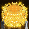 Ollny 400 LEDs 40m Lichterkette außen für Garten Balkon Hochzeit Party (Warmweiß, 8 Modi, IP44 wasserdicht)